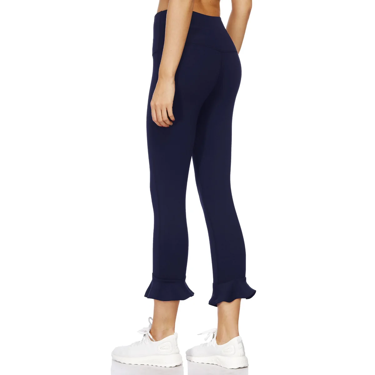 Seamless Yoga Pencil Pants Tights Women High Waist Sport Flared Leggings Slimming Ruffle Sport Leggings Women Workout Leggings