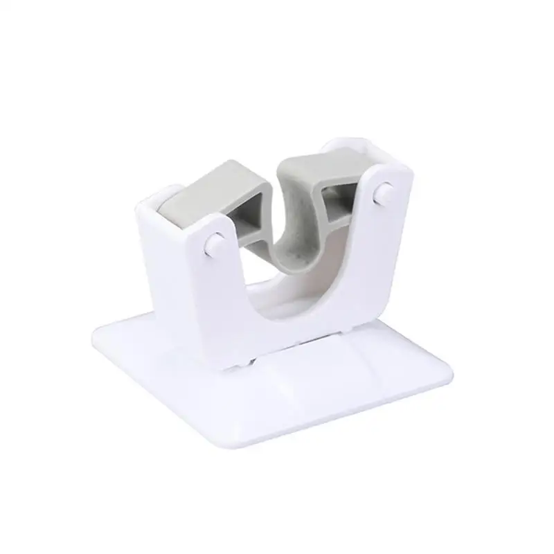 2 Pcs Mop Holders Wall Mounted No Drilling Kitchen Bathroom Racks for Toilet | Дом и сад