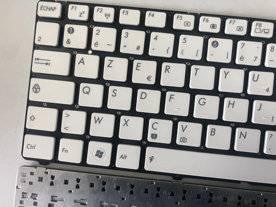 FR Французская клавиатура для ASUS U36 U36J U36JC U36S U36SG U36R черно-белая без рамки раскладка