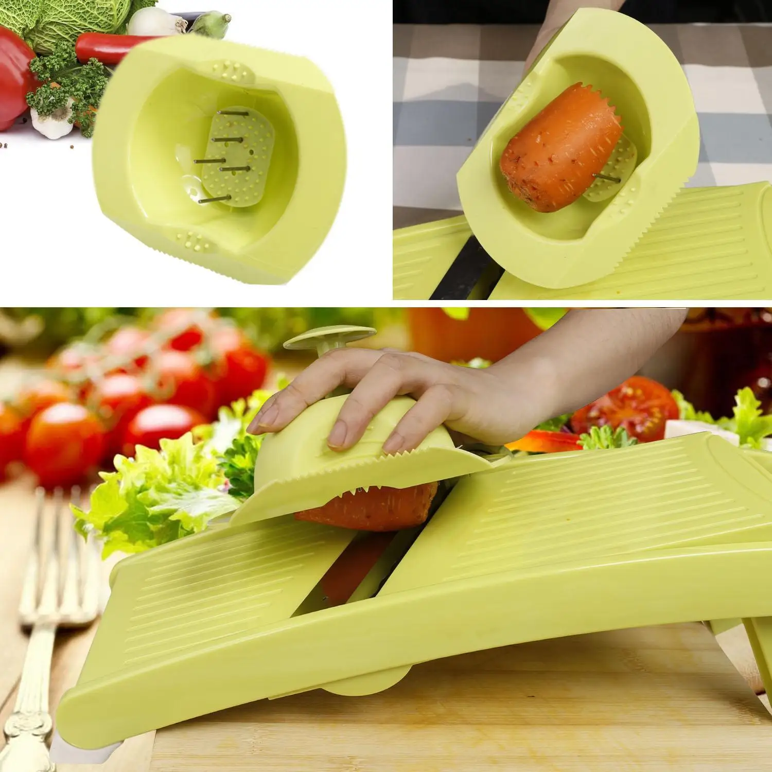 Мандолина лезвия еда Новый Slicer Овощной нержавеющая сталь резак|Шредеры и