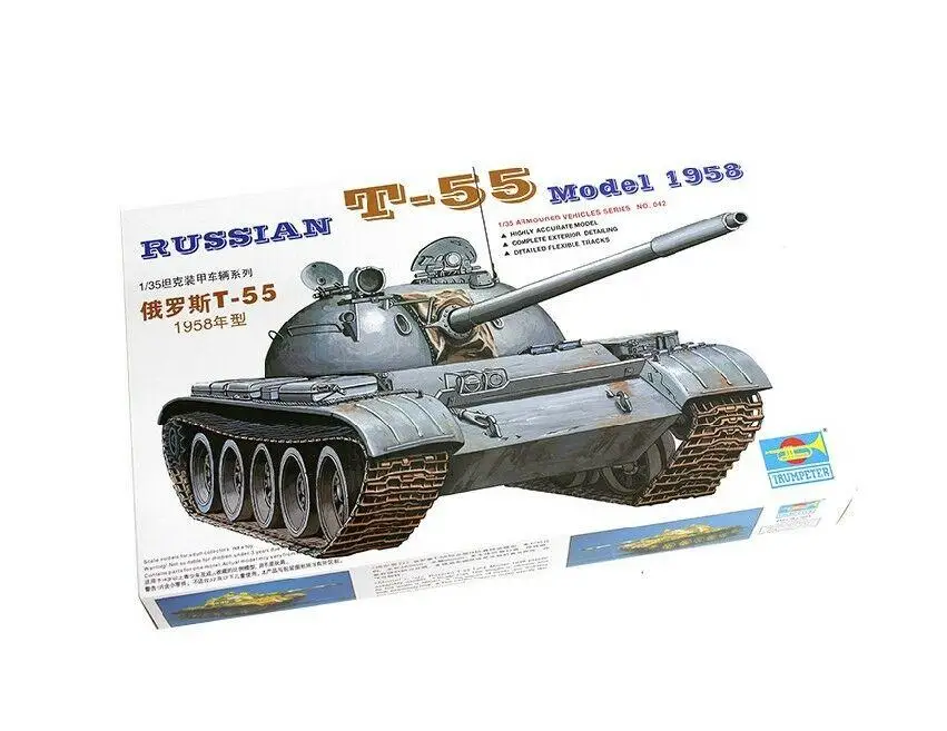 Trumpeter 1/35 00342 русская T-55 модель 1958 | Игрушки и хобби