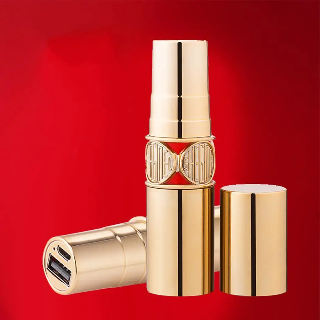 Мини Портативный 3000 мА/ч мобильных телефонов планшетов губная помада смартфонов