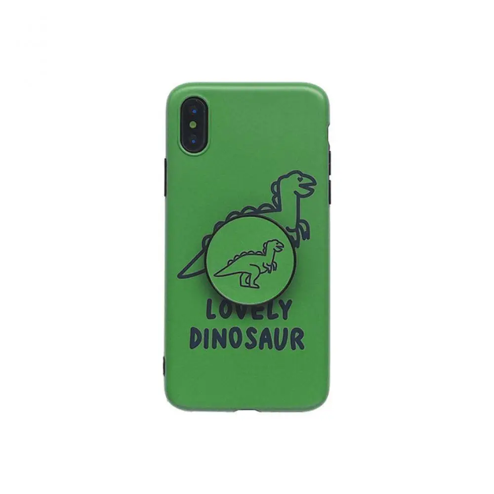 Ring air bag Stand holder dinosaur case for i phone X XR XS Max Expanding Grip For 6 6s 7 8 7plus |