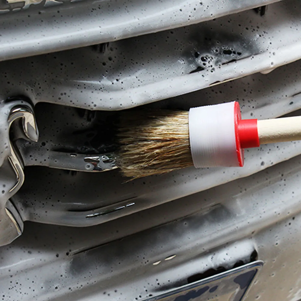 5Pcs Air Conditioning New Arrival Seats Auto Handle Wood Car Interior Care Wheels Cleaning Soft Brush Wheel Cleaner|Губки тряпки и