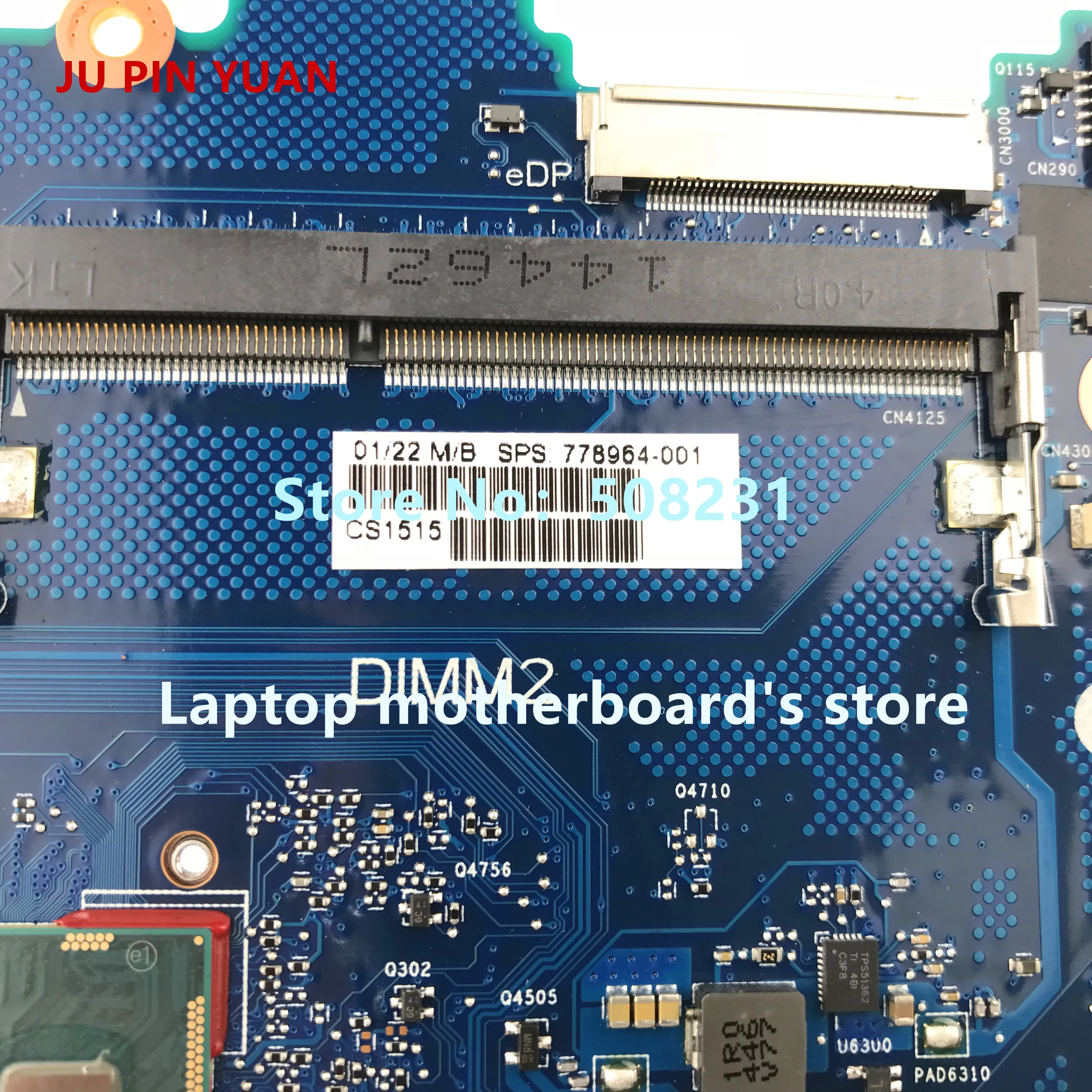 JU PIN YUAN 778964 601 001 для HP EliteBook 840 g1 материнская плата ноутбука с фотоэлементами