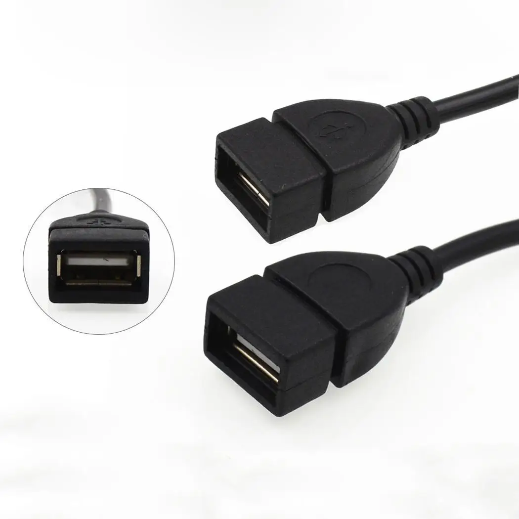 14 5 см портативный USB 2 0 A женский микро B Мужской конвертер OTG адаптер кабель для Sam