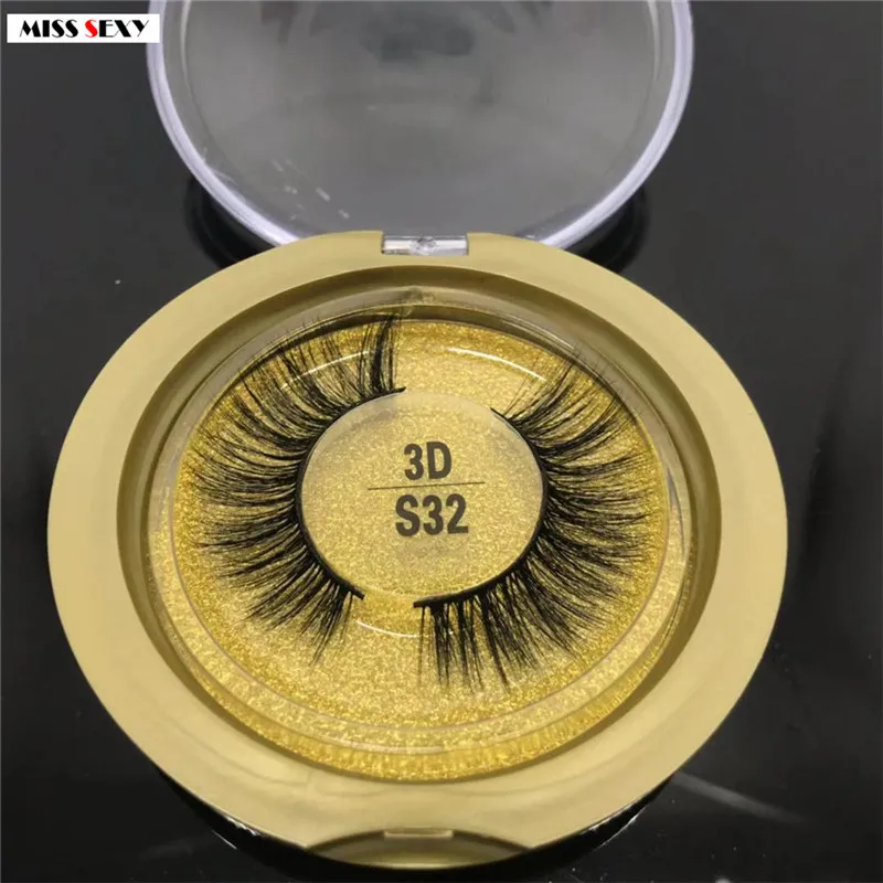 Misssexy lash natural 3D Mink False Eyelashes Lashes Thick HandMade Fake Makeup Eyelash kit beautiful package3ds32 | Красота и