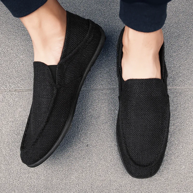 Classics Solid Casual Loafers Shoes for Men Fashion Leisure Flat Slip On Spring Autumm Soft Driving | Обувь