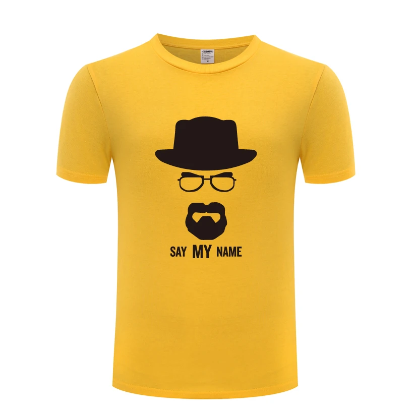 Мужская футболка Breaking Bad Heisenberg повседневная хлопковая с коротким рукавом и