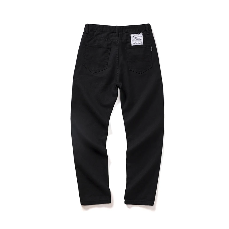 2018 осенние и зимние мужские Базовые Дикие повседневные джинсы свободные микро