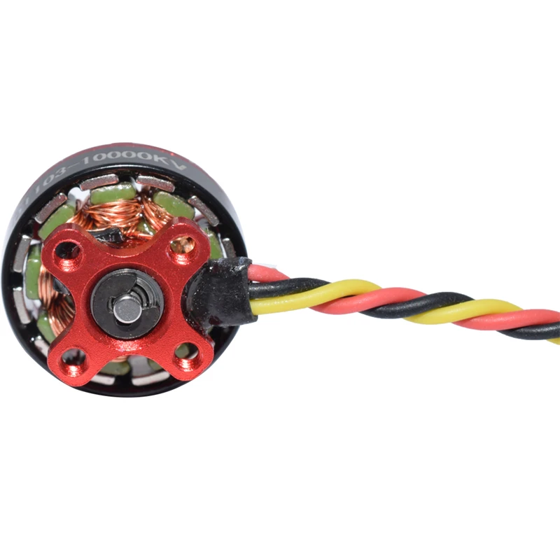 4 шт. бесщеточный двигатель RC D1103 1103 10000KV 1 3S для Whoop FPV Racing Drone модели Мультикоптер