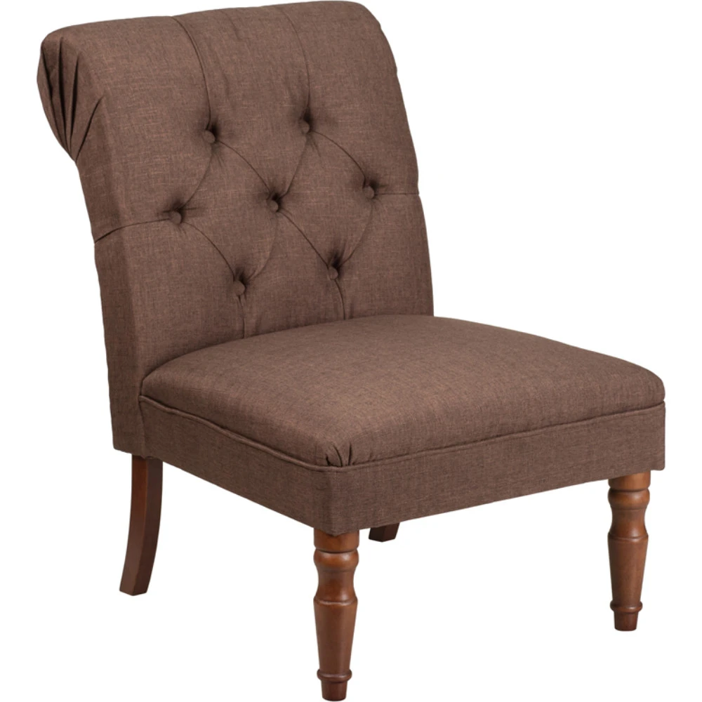 HERCULES Elm парк серии коричневая ткань Tufted стул|Стулья для гостиной| |