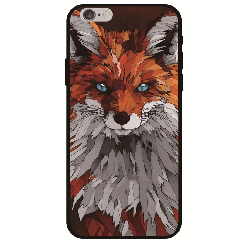 Animal Patterned Cases for iphone x case iPhone XS Max XR 8 7 6 6S Plus 5 5S SE Cover Tiger Lion Bear Owl Wolf TPU |