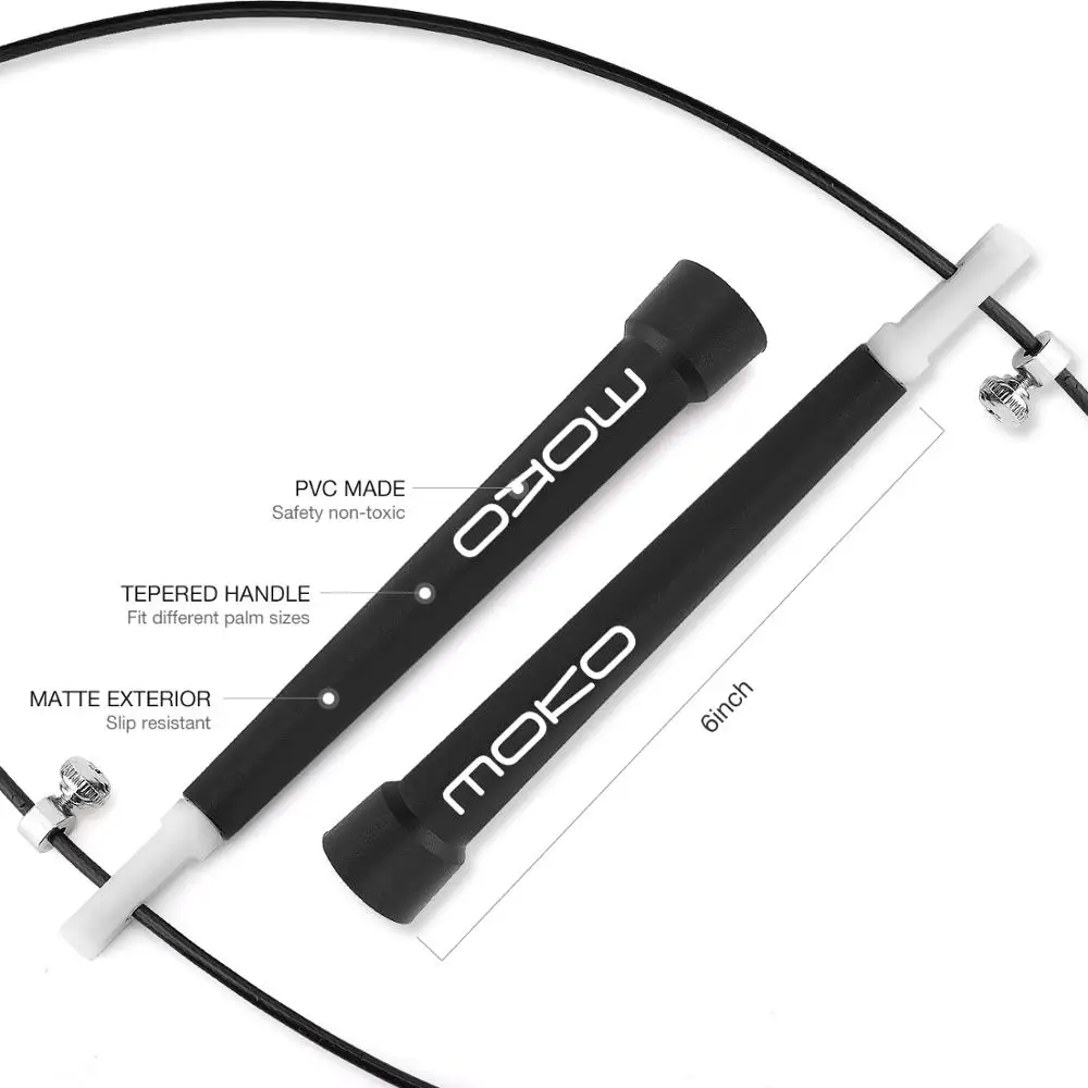 MoKo скоростная скакалка Премиум регулируемая профессиональная кросс тренировка