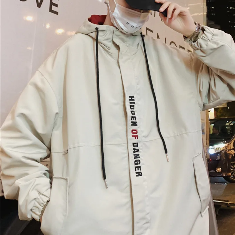 Весенняя одежда с вышитым буквенным принтом Куртка Свободного Покроя Jk901-P95 цена