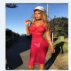 Сексуальное женское летнее кружевное вязаное бикини, купальник, накидка, летняя популярная женская ажурная сетка, изящное женское пляжное платье, купальник