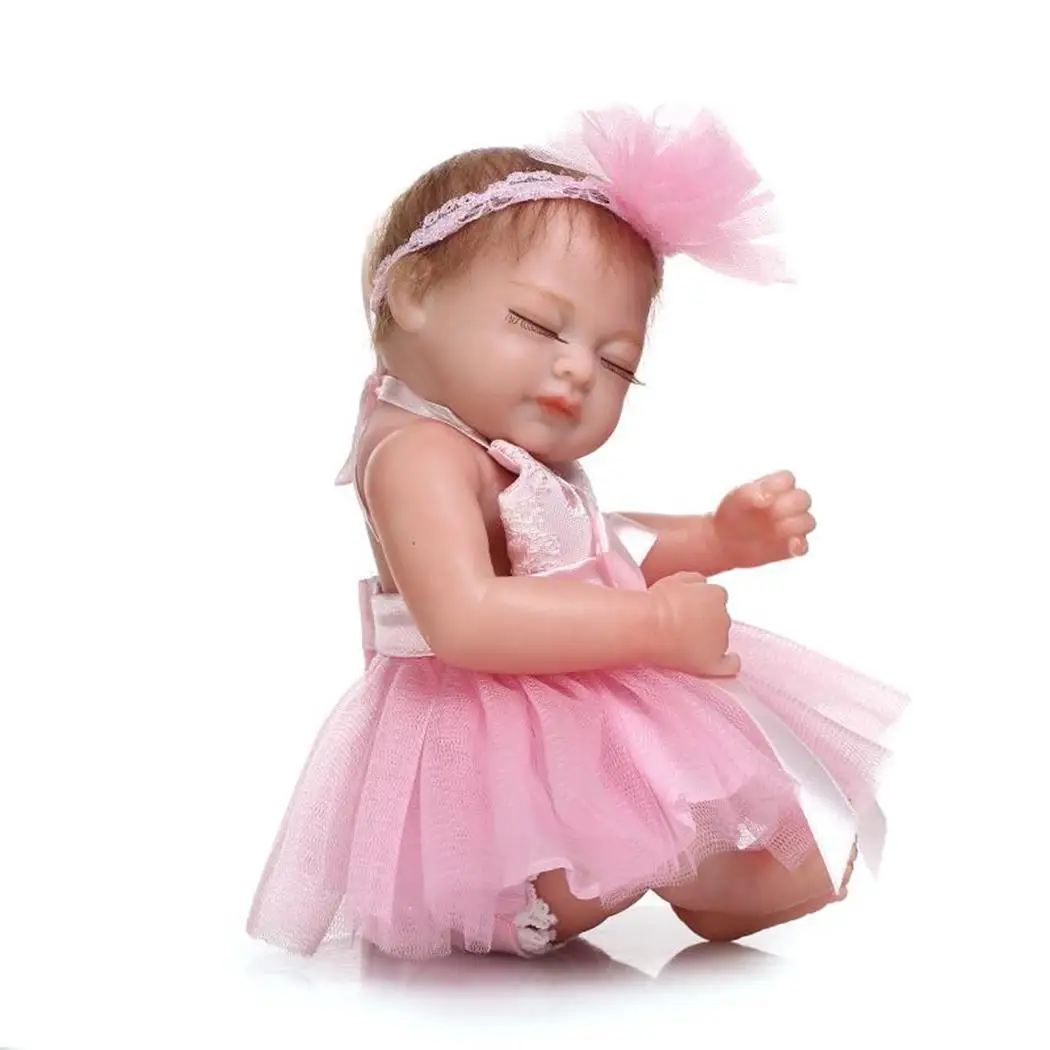 NPK 10 ''кукла для сна Bebe Reborn реалистичные мягкие силиконовые куклы