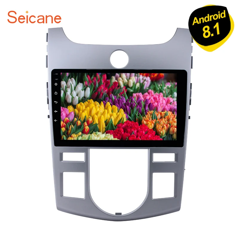 Seicane 9 &quotAndroid 7 1/8 1 2DIN автомобильный GPS Радио 4 ядерный телефон для KIA Forte(AT) 2008 2009 2010