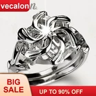 Классический Винтаж обручальное кольцо для женщин Галадриэль Ненья Шарм 3ct 5A Циркон 925 Soild серебряное кольцо