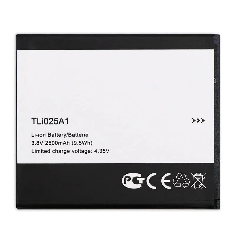 Аккумулятор DyGod 2500 мАч TLi025A1 для Alcatel POP 4 OT 5051X 5051D аккумулятор высокого качества