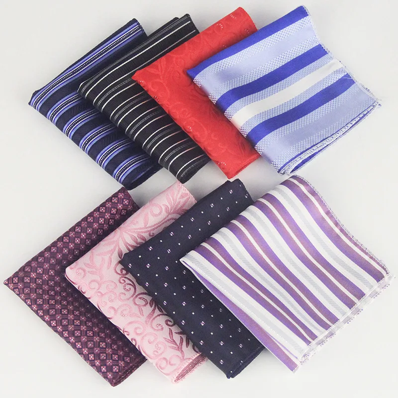 Men's Suit Shirt Pocket Towel Wedding Banquet Business Executive Polyester Silk Small Square Scarf Factory Wholesale | Аксессуары