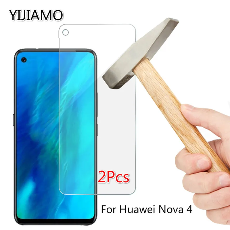 2 шт для Huawei Nova 4 закаленное стекло 9H Взрывозащищенный протектор экрана Nova4