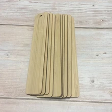 10x пустой бамбуковый деревянный ломтик|Поделки из дерева|