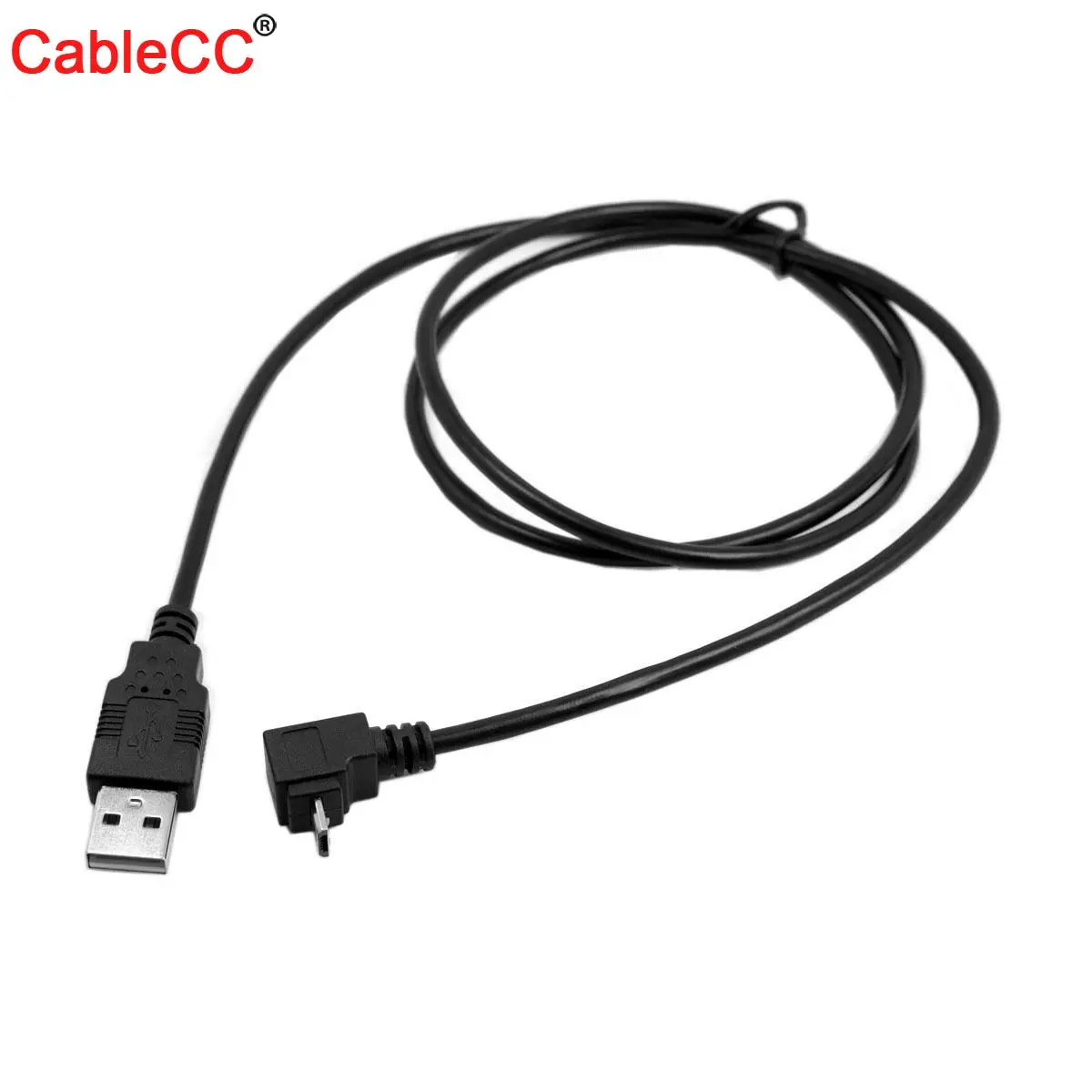 Zihan Up angle 90 градусов USB Micro USB штекер к USB штекер зарядный кабель для планшета 1 м