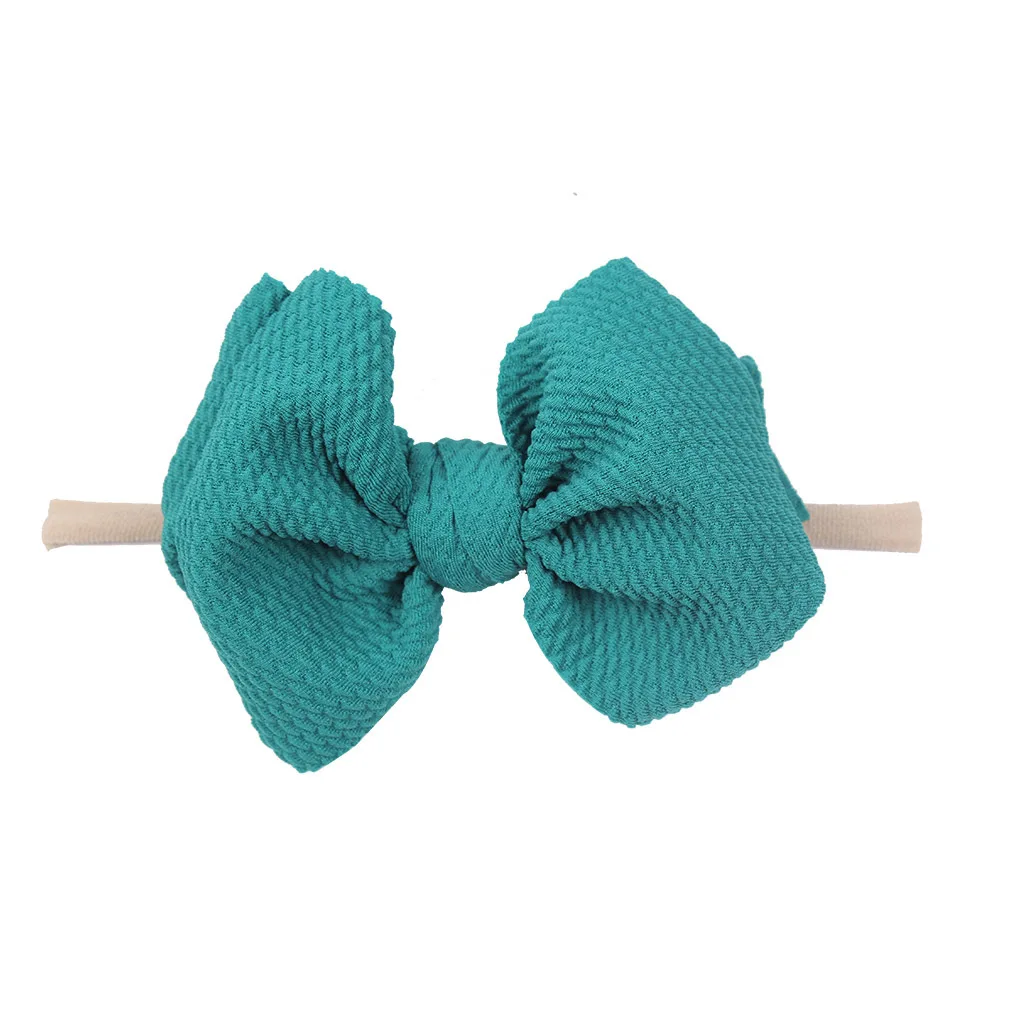 1 шт. новинка 2019 нейлоновые повязки на голову тюрбан 4 5 дюйма банты для волос