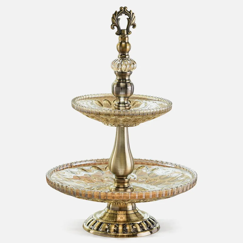 

Fruits Disc More Function The Wedding Compote Fruit Bowl Young Bronze Alloy Compote Tea Table Melon Seed Disc Candy