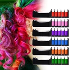 6 шт.компл. одноразовые гребни для нанесения краски краска для волос цветной крем для волос многоцветная меловая пудра с расческой мелки инструмент для окрашивания волос TSLM2