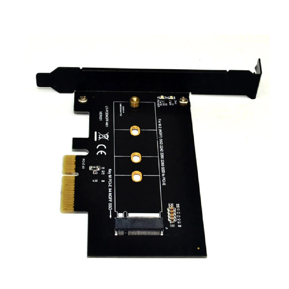 M.2 к PCI-E3.0X4 высокоскоростная карта расширения NVME Riser Card M KEY NGFF SSD конверсионная