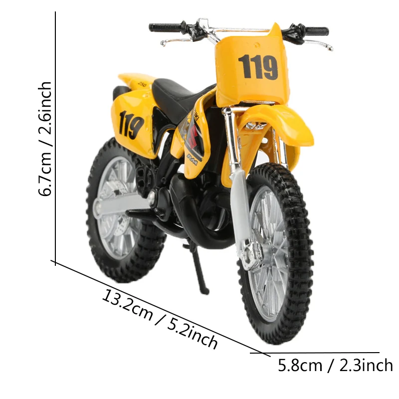 Maisto 1:18 Модель мотоцикла игрушка сплава Мотор велосипедные модели по бездорожью