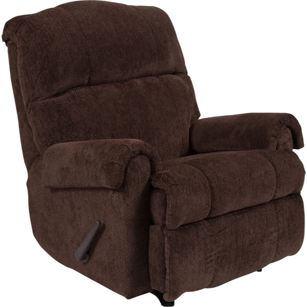 Современные Kelly Chocolate супер мягкая микрофибра Rocker Recliner | Мебель