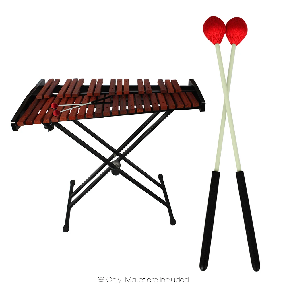 1 пара первичная палочка Marimba ксилофон глоцензель молоток с ручкой из