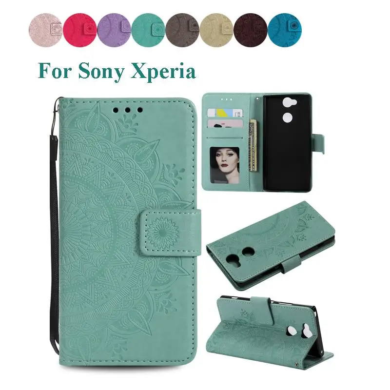 Для sony Xperia XA1 Ultra/XZ кошелек противоударный Флип PU кожаный ремешок слоты для карт