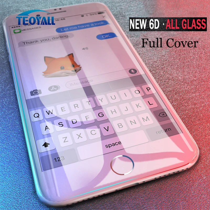 

Full Edge Tempered Glass For iPhone 13 X XS 7 8 6 6s Plus Screen Protector on iPhone 8 6 10 11 12 13 Pro MAX XR Glass Protective