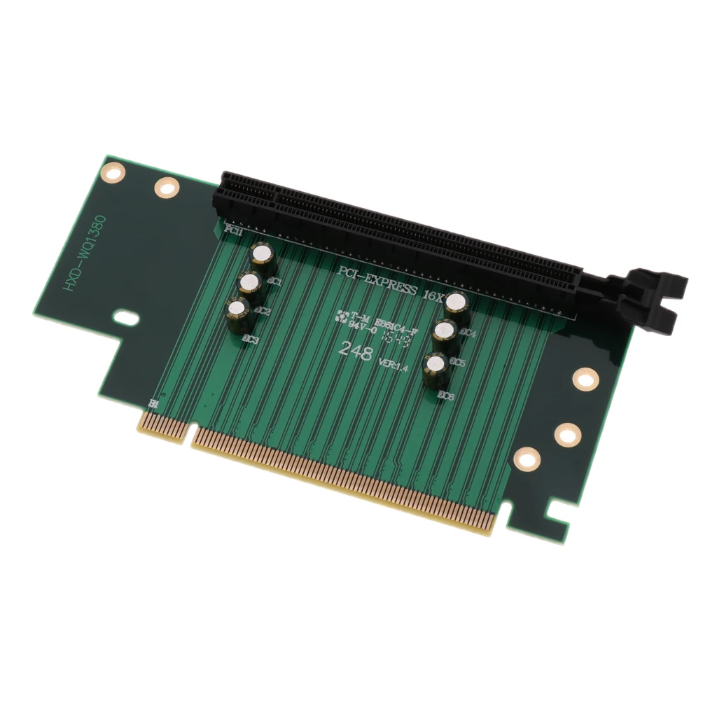 Горизонтальный графический адаптер PCIE X16 Matherboard 1 шт. Серверная