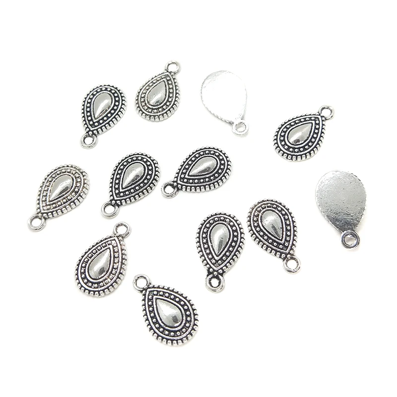 Подвеска из цинкового сплава в виде капли воды 20 шт. 17 мм|charm pendant|zinc alloycharm pendant diy |