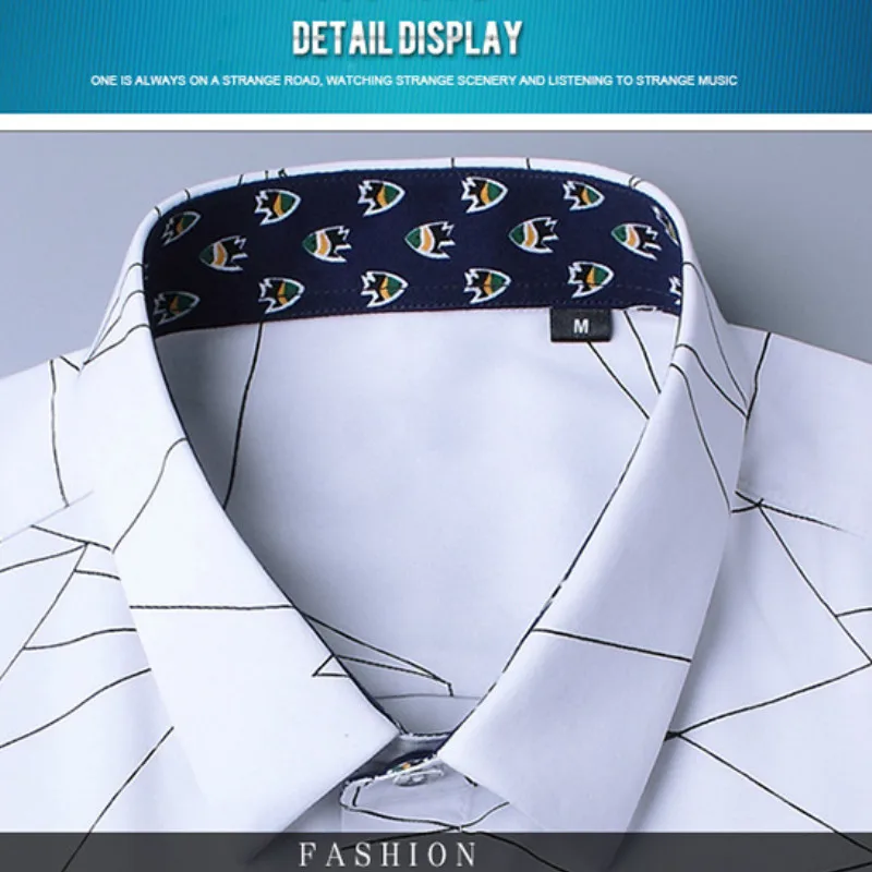 

iRicheraf 2019 Mens Fashion Shirts Slim Fit Street Wear England Style Men's Casual Shirt Long Sleeve Top Quality Shirts White