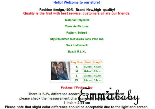 

2019 New Fashion Women Summer Causal Vest Top Sleeveless Blouse V Neck Striped Lady Tank Tops Blouse