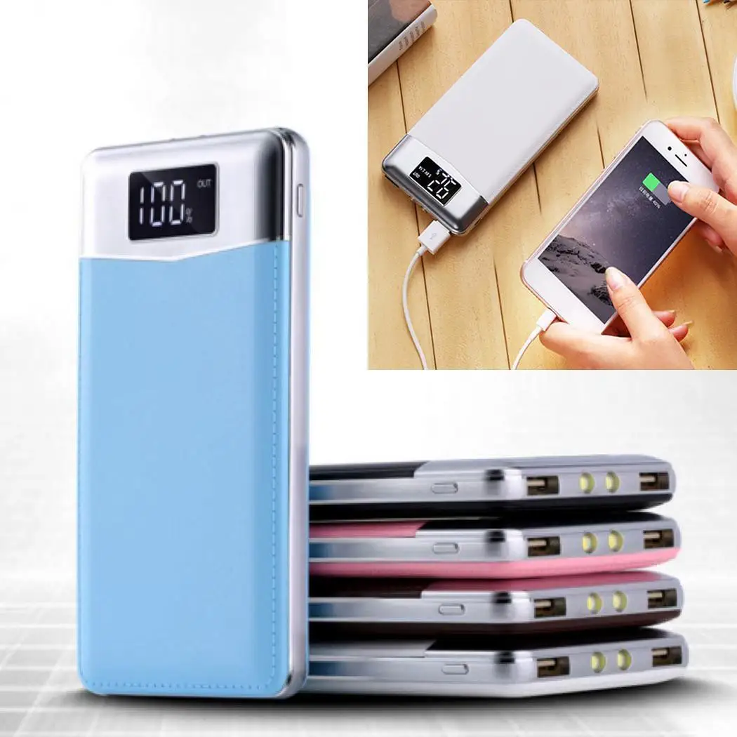 Мини Портативный ЖК дисплей цифровой Дисплей Мощность мобильного банка с