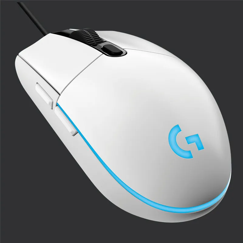 Оригинальная игровая проводная мышь Logitech G102 Оптическая Проводная поддержка