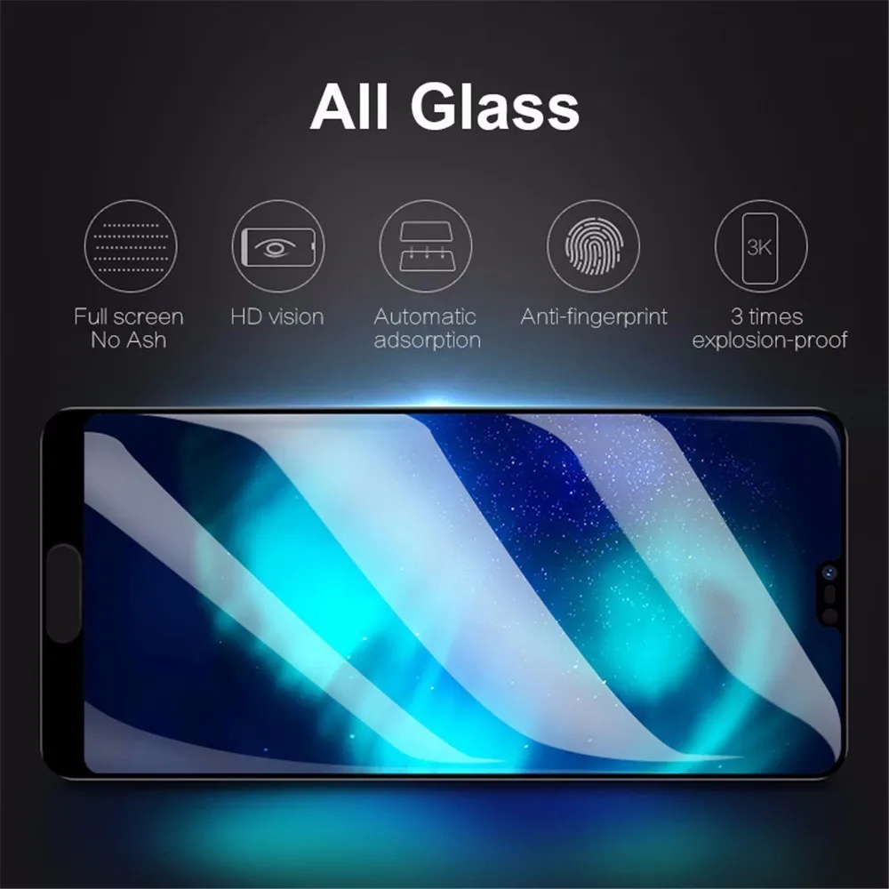 Защитное стекло закаленное для Huawei Honor 8X 9X 30 20 Lite P20 P30 Nova 5i 6 5T | Мобильные телефоны и