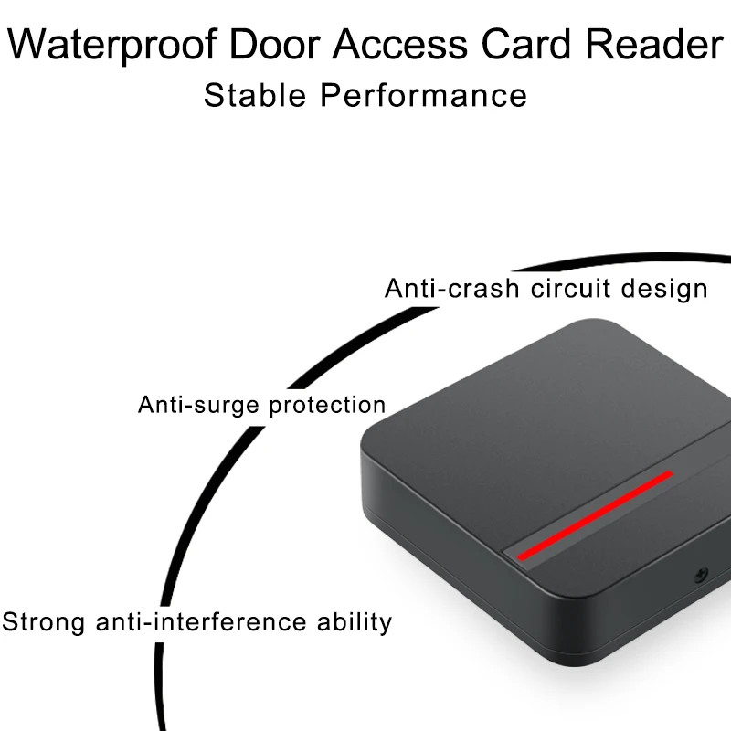 Водонепроницаемый IP68 RFID чтения карт IC считыватель 125 кГц/13 56 Mhz ID Wiegand 26/34 для двери