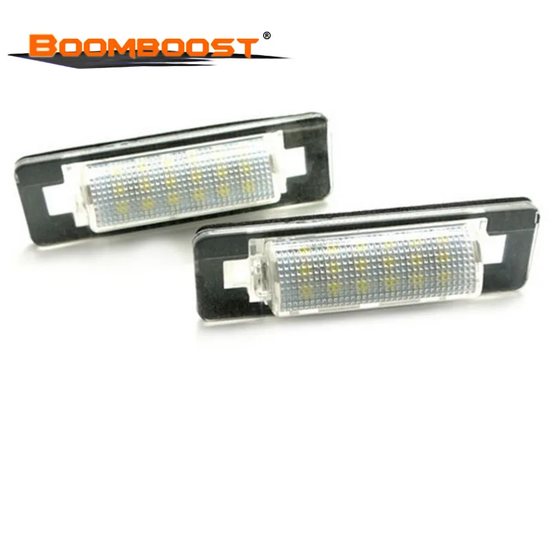 2 шт. 18 LED 3528 SMD Автомобильные светодиодные номерные знаки OBC для Benz W210 W202 E300 E55 C230 C43