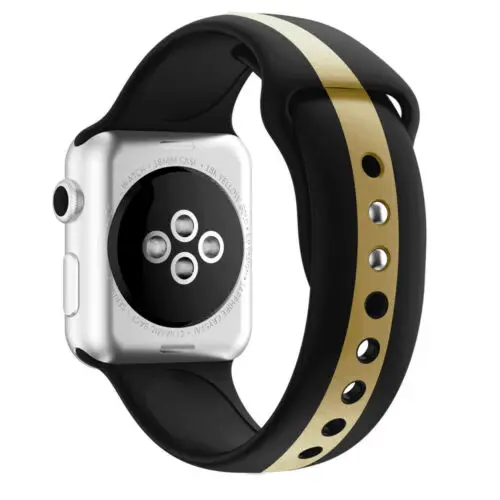 Горячая 2019 iWatch ремешок силиконовый спортивный браслет для Apple Watch Series 4 3 2 1 38-44 мм |