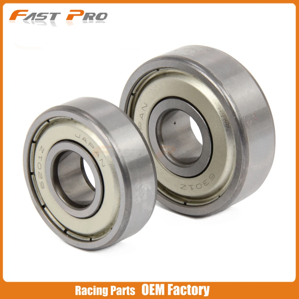 Motorcycle 2pcs Front Hub Steering Roller Bearings For KLX140 KX65 KX80 KX85 KX100 RM100 KX RM 65 80 85 100 1998 1999 2000-2015 |