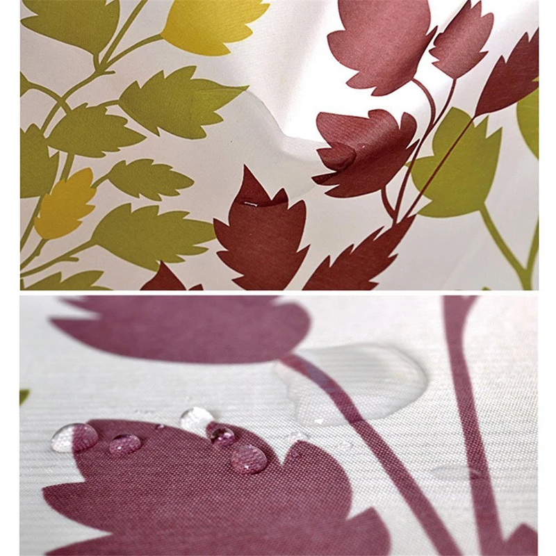 Открытие Продвижение занавеска для душа кленовый лист Водонепроницаемый Анти