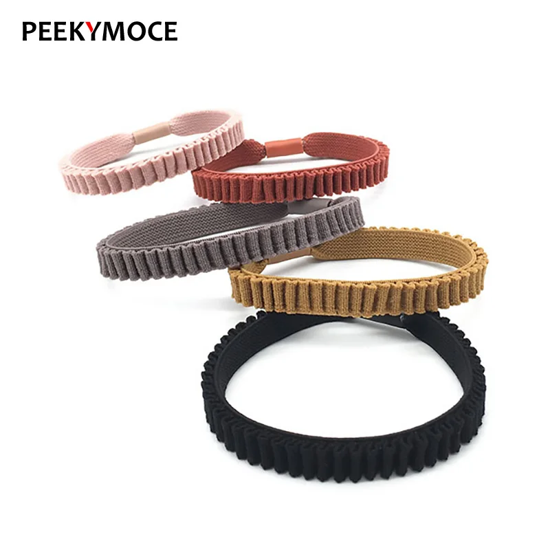 5 шт. эластичные резинки для волос девочек и женщин |